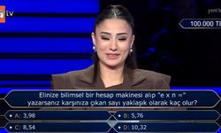 Milyoner’de Matematik Rüzgarı: e x π İşleminin Sonucu Kaçtır?