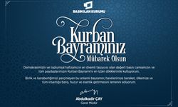 BASIN İLAN KURUMU GENEL MÜDÜRÜ ALDÜLKADİR ÇAY'IN BAYRAM MESAJI