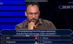 Kim Milyoner Olmak İster'de Telaffuzu İmkansız Soru! Chargoggagoggmanchauggauggagoggchaubunagungamaugg Gölü Nerededir?