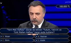 Okul Yıllarına Götüren 100 BİN TL'lik Soru Ekran Başındakileri Merak Ettirdi: Yerli Malı Haftası Hangi Ayda Kutlanır?