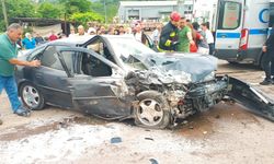ORDU'DA KORKUTAN TRAFİK KAZASI! Fatsa'da İki Otomobil Kafa Kafaya Çarpıştı: 5 Yaralı Var