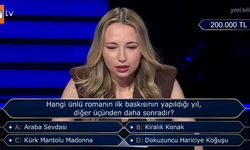 MİLYONER'DE EDEBİYAT RÜZGARI! 200 BİN TL'lik Soru Edebiyat Tarihi Kronolojisi: Hangi Roman Ne Zaman Basıldı?