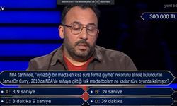 Kim Milyoner Olmak İster'de 300 Bin TL'lik NBA Sorusu! JamesOn Curry Sahada Ne Kadar Kaldı?