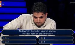 Kim Milyoner Olmak İster'de İlginç Soru: Adında Yan Yana İki Sesli Harf Olan İllerimiz Kaç Tane?