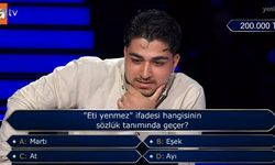 "Kim Milyoner Olmak İster" Yarışmasında Şaşırtan Sözlük Sorusu: Hangisin Eti Yenmez?