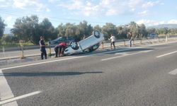 Havran Yolu Kocadağ Ayrımında Korkutan Kaza! 2 Yaralı