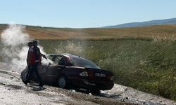 Yozgat'ta Feci Kaza: Devrilen Otomobil Alev Aldı! 1 Ölü, 3 Yaralı