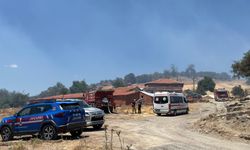Kepsut Karaağaç'ta Çıkan Yangına Havadan ve Karadan Müdahale