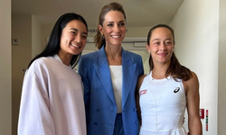 Milli Gururumuz Zeynep Sönmez Wimbledon'da Galler Prensesi Kate Middleton ile Bir Araya Geldi!