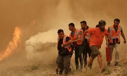 Gömeç'teki Yangın Büyüyor! Bergama Sınırına Ulaştı! İtfaiye Daire Başkanı, Personeller ve Gazeteci Alevlerin Ortasında