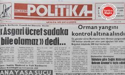 27 Temmuz 1990 Cuma: “Asgari Ücret sadaka bile olamaz” dedi