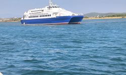 Ayvalık - Midilli Gemisi Dalyan Boğazı'nda Karaya Oturdu: Çok Sayıda Yolcu ve Mürettebat Mahsur kaldı!