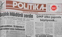 6 Ağustos 1990 Pazartesi: Sağlık müdürü zorda