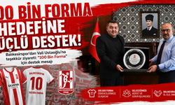 Balıkesirspor’dan Vali Ustaoğlu’na teşekkür ziyareti: “100 Bin Forma” için destek mesajı