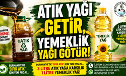 Burhaniye Belediyesi’nden Atık Yağ Kampanyası: 3 Litre Getirene 1 Litre Yemeklik Yağ