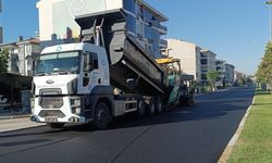 Savaştepe Caddesi’nde asfalt seferberliği: 6 bin 200 ton sıcak asfalt serildi