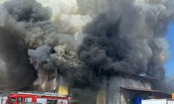 Uşak’ta Korkutan Fabrika Yangını: Yalıtım Tesisi Alevlere Teslim Oldu!!