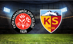 Fatih Karagümrük - Kayserispor Maçının İlk 11'leri Belli Oldu!