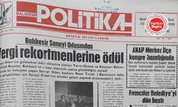 19 Ekim 1990 Cuma: Vergi rekortmenlerine ödül