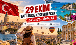 29 Ekim Tatilinde Nereye Gidilir? İşte 4 Günlük Tatil İçin Türkiye'nin En Güzel 7 Bölgesinden Gezi Rotaları!
