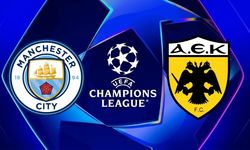 Manchester City - AEK Maçının İlk 11'leri Belli Oldu!