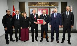 Balıkesir'de 6 İl Müdüründen Emniyet Müdürü Serkan Karaman'a Ziyaret