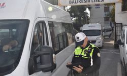Balıkesir'de Okul Servislerine Sıkı Denetim! 278 Araca Ceza, 20 Servise Trafikten Men