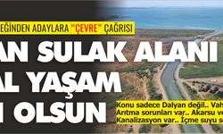 Başkan adaylarına 'çevreye duyarlılık çağrısı'