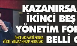 Yücel Yılmaz, ikinci beş yılın yönetim formatını açıkladı!