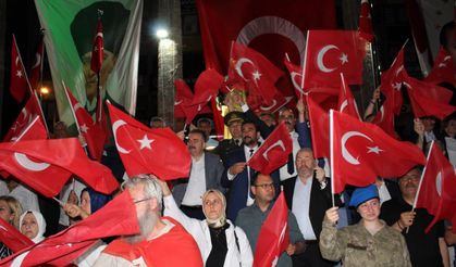 Balıkesir ve ilçelerinde 15 Temmuz etkinliklerinden görüntüler
