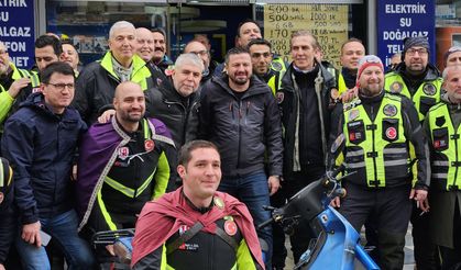 Depremin Vurduğu Sındırgı’da Motorcular Birlik İçin Yola Çıktı