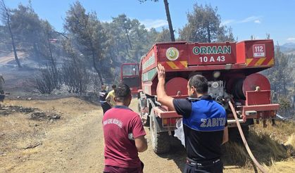 Dursunbey Adaören'deki orman yangınında son gelişmeler