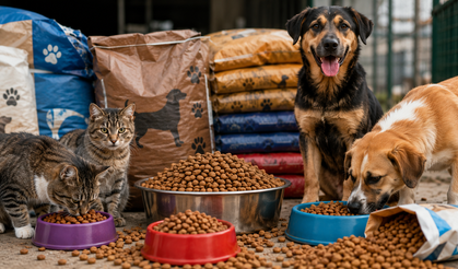 Altıeylül Belediyesi toplam 54 ton kedi ve köpek maması alacak