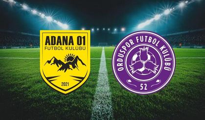 Adana 01 FK - 52 Orduspor Maçı Ne Zaman, Saat Kaçta? Hangi Kanalda?