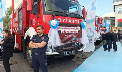 Balıkesir’de Afetlere Müdahale Gücü Artıyor! Yeni İtfaiye Araçları Hizmete Girdi