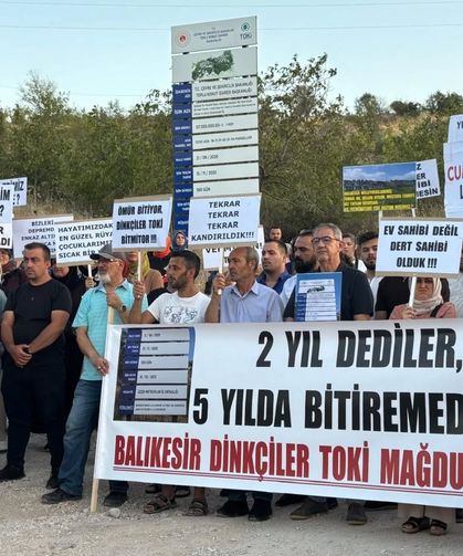 Beş Yıl Geçti, Hâlâ Anahtar Yok! Balıkesir'de TOKİ Mağdurları AK Parti’ye Seslendi