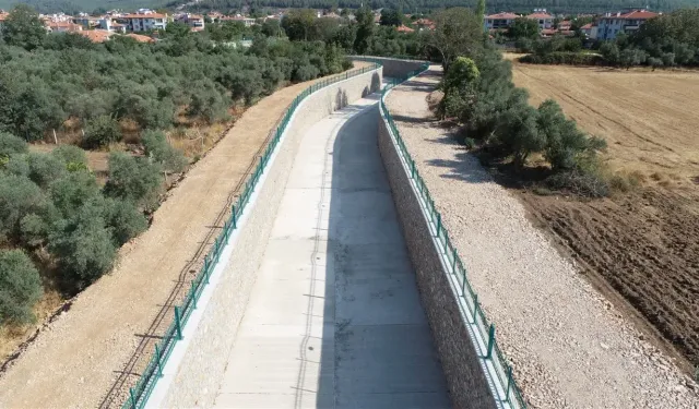 BALIKESİR BURHANİYE İLÇESİ KIZIKLI MAHALLESİ KÖYİÇİ DERESİ TAŞKIN KONTROL İNŞAATI