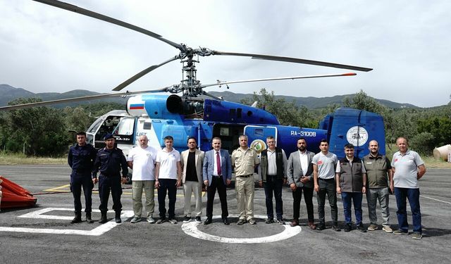 Yangınlara Karşı Yeni Kalkan: Edremit’te Helikopter Göreve Başladı!
