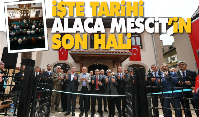 İşte Balıkesir'in Tarihi Değeri  Alaca Mescit'in Son Hali