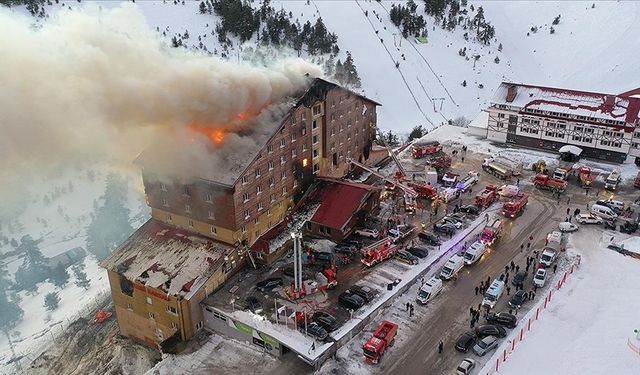 Kartalkaya'daki Otel Yangını nasıl başladı? İşte o görüntüler