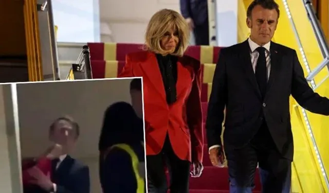 Fransa Cumhurbaşkanı’na Uçakta Tokat! Brigitte Macron Gündem Oldu