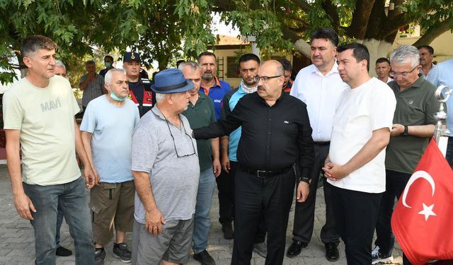 Balıkesir'in Dört Bir Yanında Alevlerle Mücadele: Vali Ustaoğlu Sahada