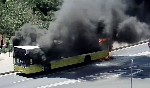 İETT Otobüsünde Korkunç Yangın!