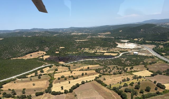 Balıkesir’de 90 Personelli Yangın Mücadelesi! Gökçeler’de Alevler Söndürüldü!