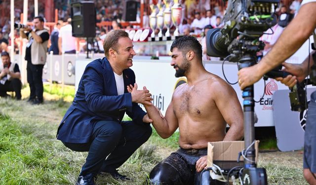 Balıkesirli Pehlivanlar Kırkpınar'da Boy Atladı