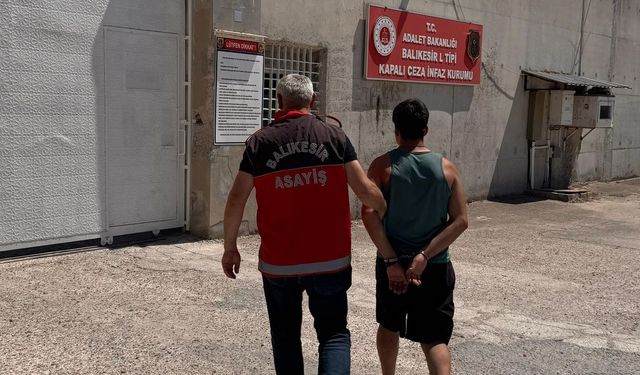 104 Yıl Hapis Cezalı Firari Sonunda Yakalandı! Balıkesir’de Nefes Kesen Operasyon