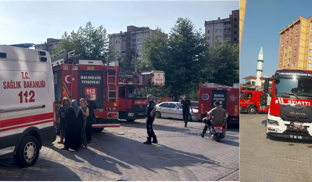 Balıkesir İtfaiyesi Bursa Halkının Yanında