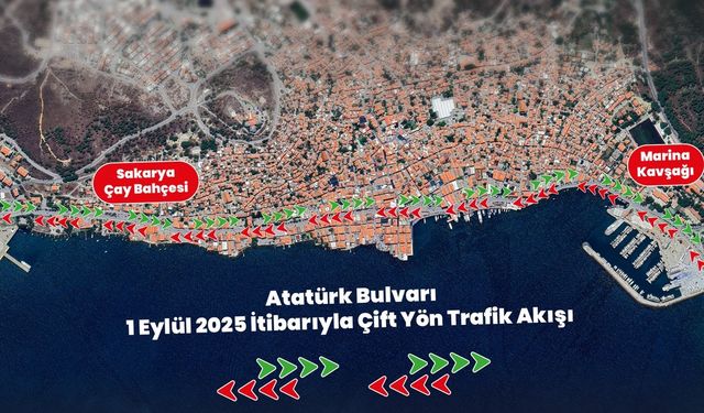 Tek Yön Israrı Bitti! Ayvalık’ta Atatürk Bulvarı Çift Yöne Dönüyor: UKOME’den Karar Çıktı!
