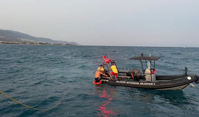 Edremit'te Denizde Kaybolan Vatandaş 5 Saatin Sonunda Bulundu!