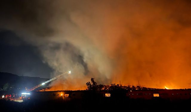 Sakarya Geyve’de Boyahanede Korkutan Yangın: Patlamalar Duyuldu, Yoğun Duman Oluştu!